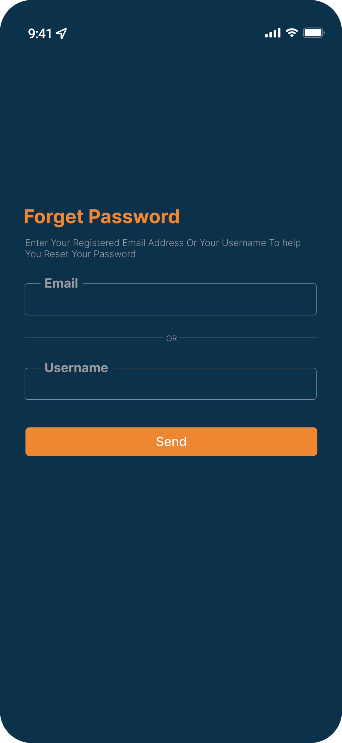 Forget Password