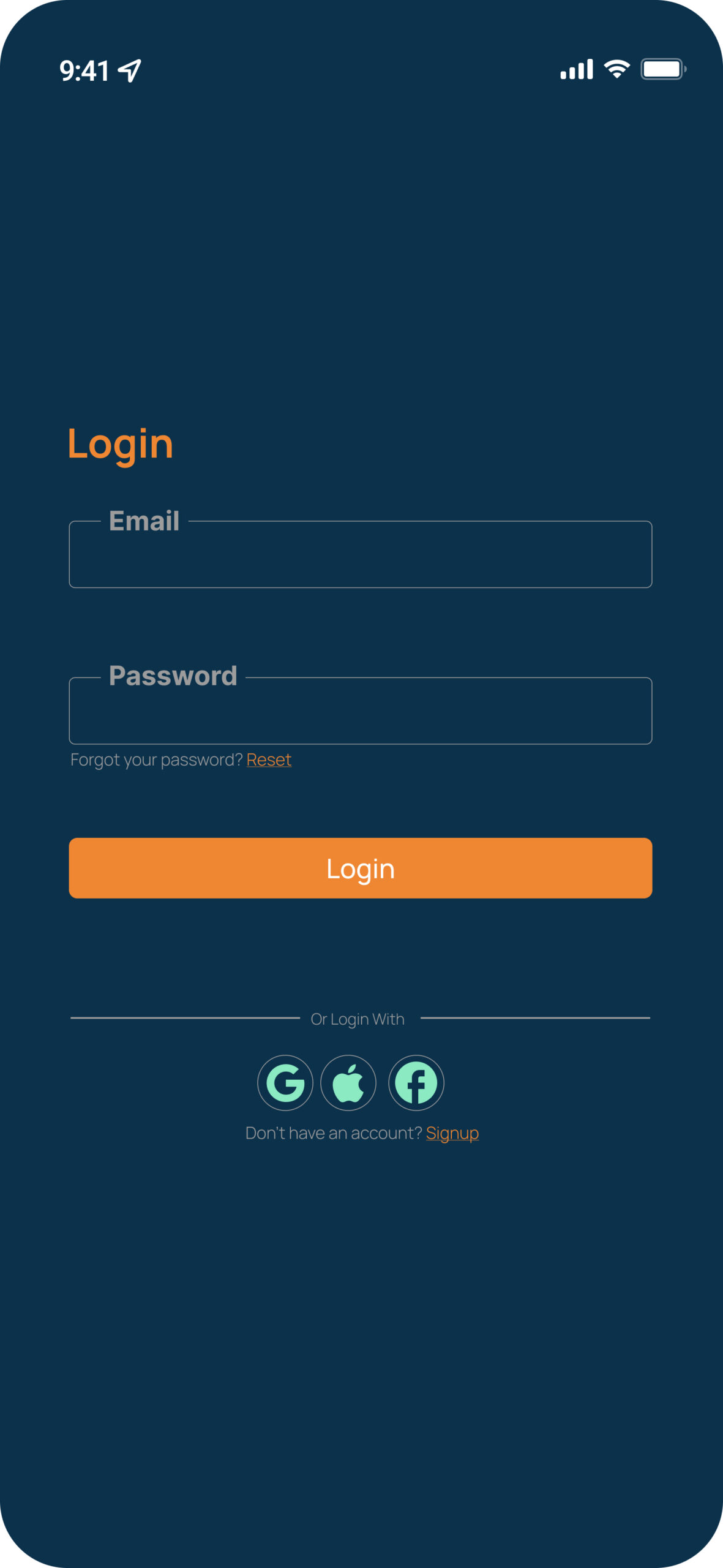 Login Page